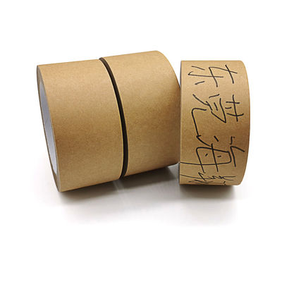 Brown ha rinforzato la fibra di nastro di carta gommata Rolls enorme della scrittura di Kraft impermeabile